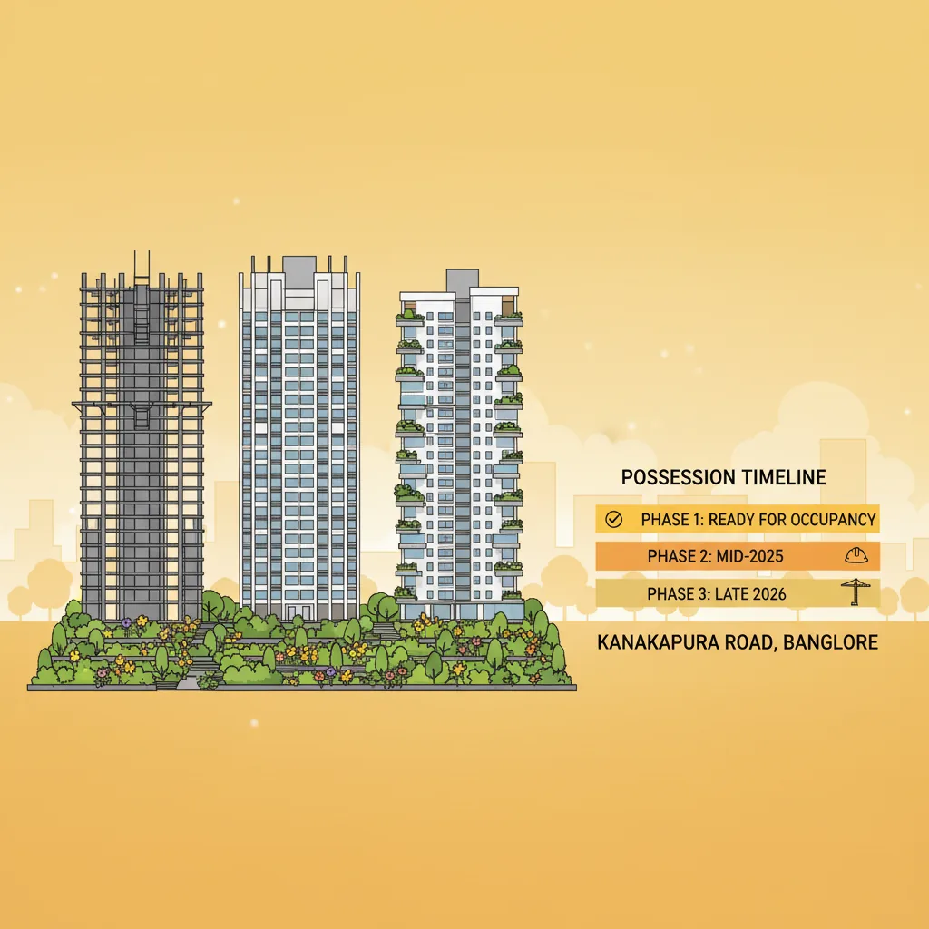 Purva Heritage possession date - modern luxury residential towers in South Bangalore